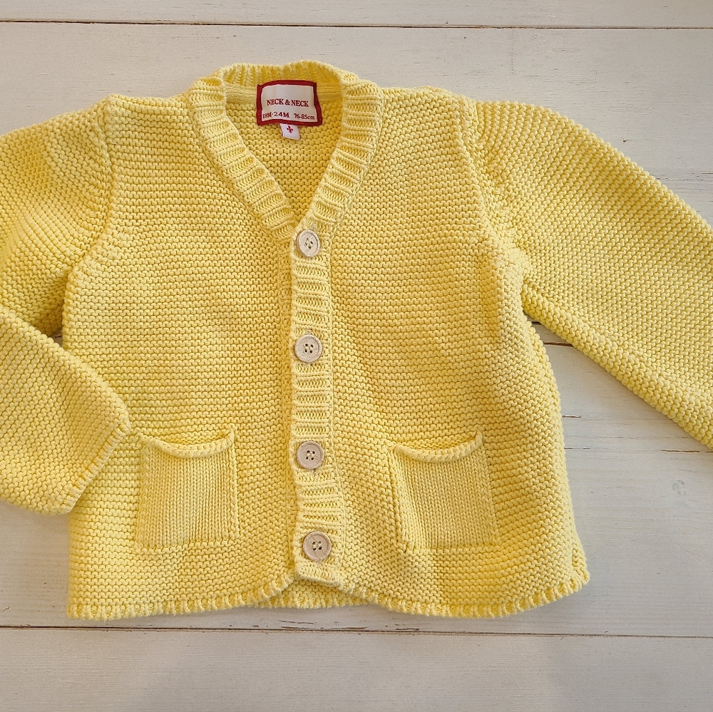 Neck and Neck size 18-24m cardigan